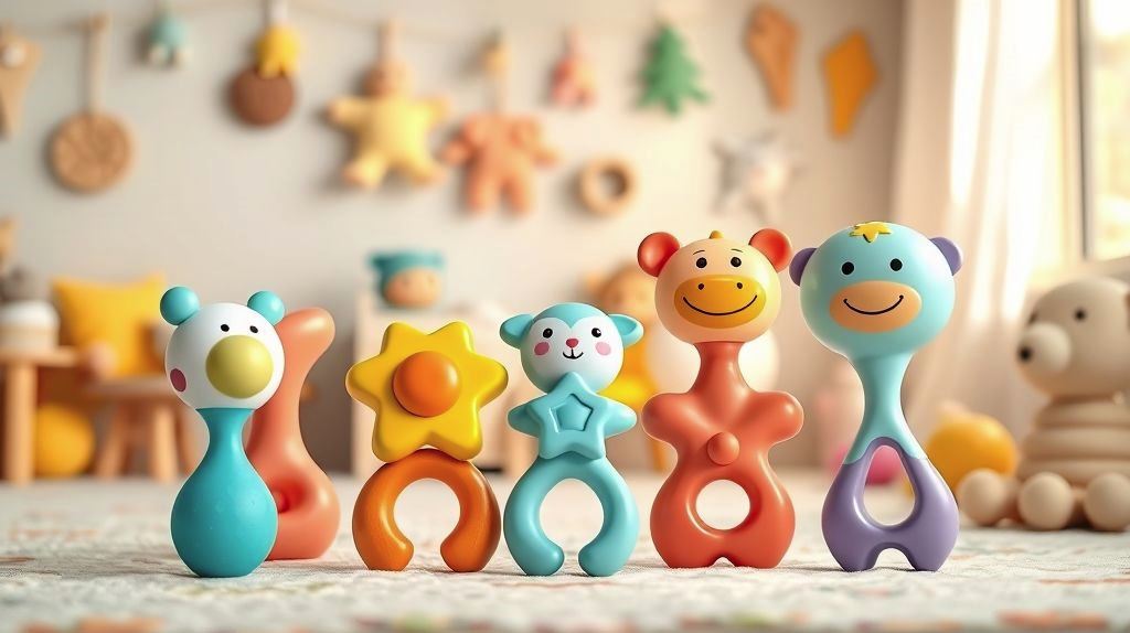 Погремушка и слинги — самые подходящие подарки для маленького ребенка